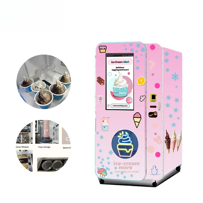 Customized Soft Ice Cream Vend - Popcorn Vending Machine 评论和价格