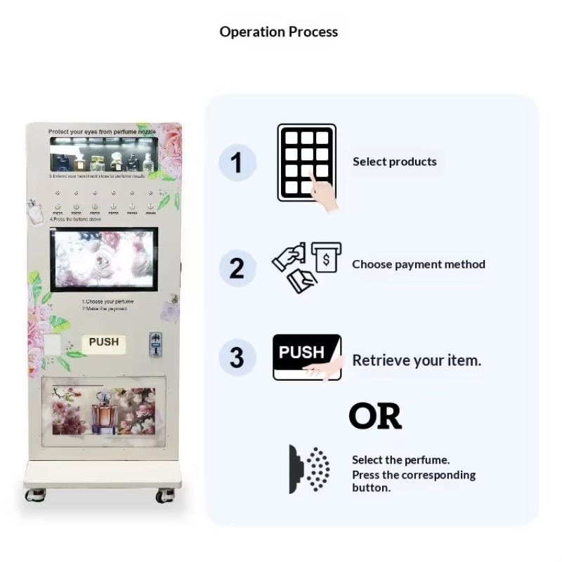 Perfume Spray Vending Machine  - Popcorn Vending Machine 评论和价格