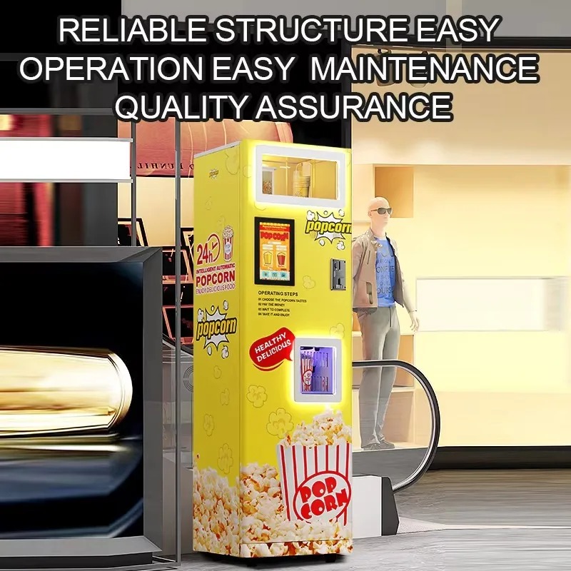 Customized Fully Automatic Hot - Popcorn Vending Machine 评论和价格