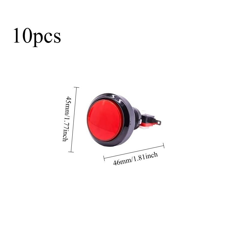 10pcs 46mm Arcade Button for B - Arcade Game Vending Machine 评论和价格