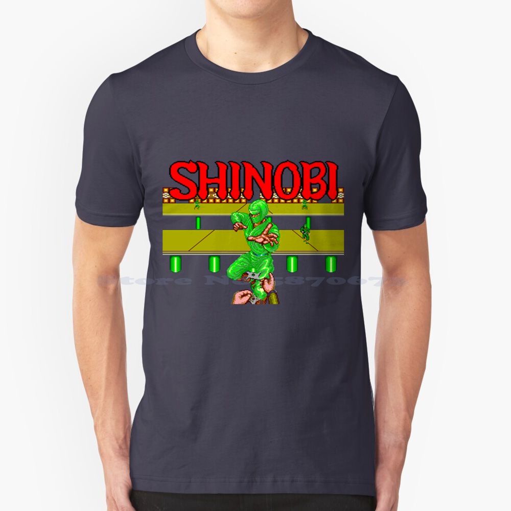 Shinobi T Shirt 100% Cotton Te - Arcade No 评论和价格
